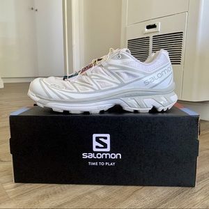Salomon XT-6 Advanced White/Lunar Rock Sneakers